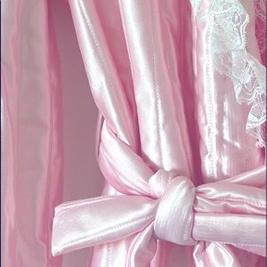 Pink feminine long Robe